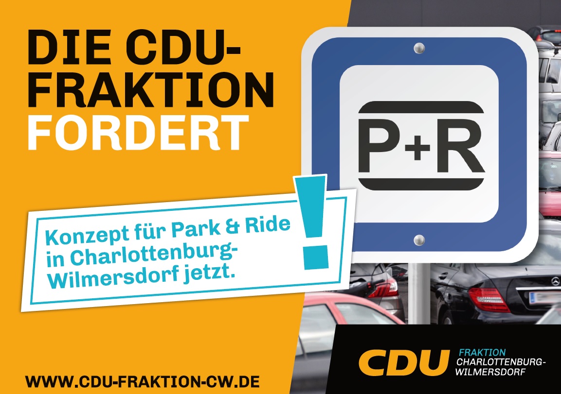 Wir fordern ein Konzept für Park & Ride in Charlottenburg-Wilmersdorf jetzt!